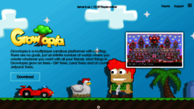 What Growtopiagame.com website looked like in 2019 (4 years ago)