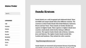 What Gizmofinder.com website looked like in 2019 (6 years ago)