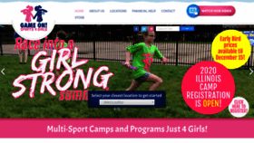 What Gameonsports4girls.com website looked like in 2019 (4 years ago)