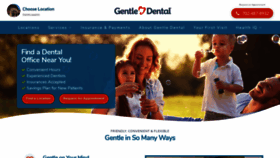 What Gentle1.com website looked like in 2019 (4 years ago)