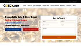 What Goldforcash.co.in website looked like in 2019 (4 years ago)