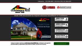 What Guadalajarabienesraices.com website looked like in 2019 (4 years ago)