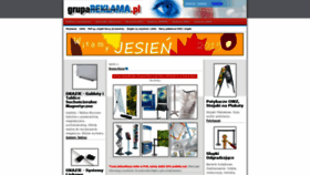 What Grupareklama.pl website looked like in 2019 (4 years ago)