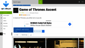 What Game-of-thrones-ascent.en.uptodown.com website looked like in 2019 (4 years ago)