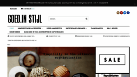 What Goedinstijl.nl website looked like in 2019 (5 years ago)