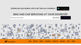 What Garage2ghar.com website looked like in 2019 (4 years ago)