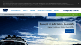 What Garageloser.ch website looked like in 2019 (4 years ago)