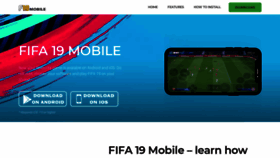 What Getfifa19.mobi website looked like in 2019 (4 years ago)