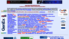 What Gene-quantification.de website looked like in 2019 (4 years ago)