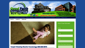 What Goodfaithcarpetcleaning.com website looked like in 2019 (4 years ago)