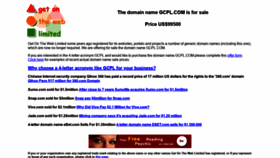 What Gcpl.com website looked like in 2019 (4 years ago)
