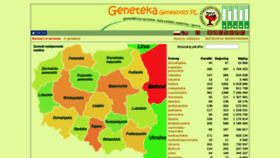 What Geneteka.genealodzy.pl website looked like in 2019 (4 years ago)
