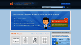 What Grundschulmaterial-online.de website looked like in 2019 (4 years ago)