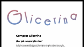 What Glicerina.top website looked like in 2019 (4 years ago)