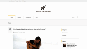What Guitartabmaestro.com website looked like in 2019 (4 years ago)