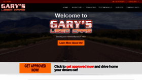 What Garysusedcars.com website looked like in 2019 (4 years ago)