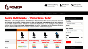 What Gamingstuhl-test.de website looked like in 2019 (4 years ago)