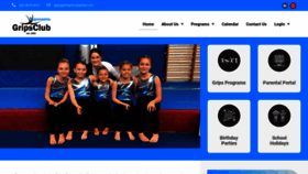 What Gripsgymnastics.com.au website looked like in 2019 (4 years ago)