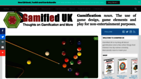 What Gamified.uk website looked like in 2019 (4 years ago)