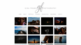 What Ginafrancescaonline.com website looked like in 2019 (6 years ago)