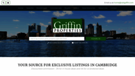 What Griffinpropertiesinc.com website looked like in 2019 (4 years ago)