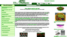 What Gtghydroponics.com website looked like in 2019 (4 years ago)