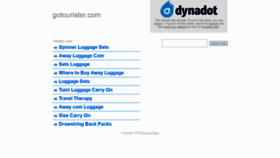What Gotourister.com website looked like in 2019 (4 years ago)