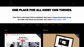 What Getkirby-themes.com website looked like in 2019 (4 years ago)