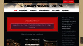 What Gratisopenhaardhout.nl website looked like in 2019 (4 years ago)