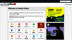 What Gwalioronline.in website looked like in 2019 (5 years ago)