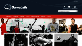 What Gameballs.nl website looked like in 2019 (4 years ago)
