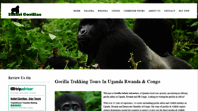 What Gorillasafarisadventure.com website looked like in 2019 (4 years ago)