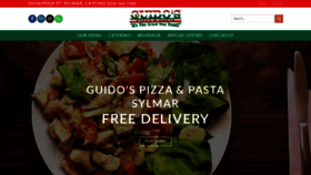 What Guidospizzaandpasta.com website looked like in 2019 (4 years ago)