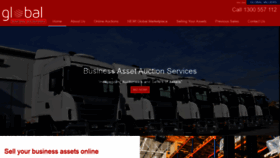What Globalauctioneers.com.au website looked like in 2019 (4 years ago)
