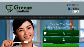 What Greenedentalgroup.com website looked like in 2019 (4 years ago)