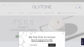 What Glytone-usa.com website looked like in 2019 (4 years ago)