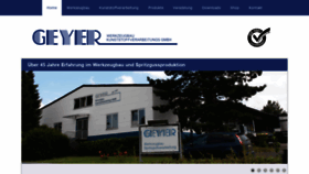 What Geyerwerkzeugbau.de website looked like in 2019 (4 years ago)