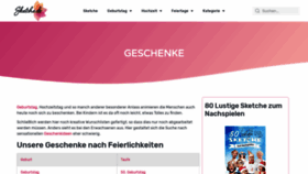What Geschenk-ideenservice.de website looked like in 2019 (4 years ago)