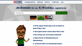 What Goneo.domains website looked like in 2019 (4 years ago)
