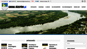 What Gminajozefow.pl website looked like in 2019 (4 years ago)