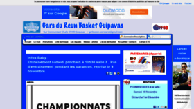 What Guipavas-basket.fr website looked like in 2019 (4 years ago)