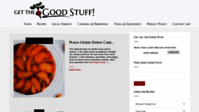 What Goodstuff.recipes website looked like in 2019 (4 years ago)