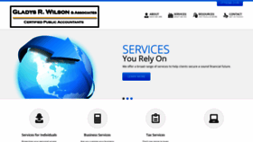 What Gladyswilsonassoc.com website looked like in 2019 (4 years ago)
