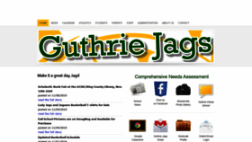 What Guthriejags.com website looked like in 2019 (4 years ago)