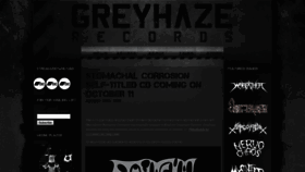 What Greyhazerecords.com website looked like in 2019 (4 years ago)