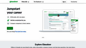 What Glassdoor.com website looked like in 2019 (4 years ago)