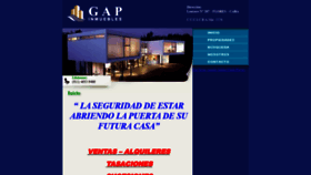 What Gapinmuebles.com website looked like in 2019 (4 years ago)