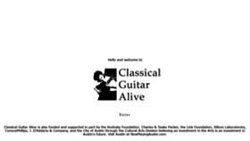 What Guitaralive.org website looked like in 2019 (4 years ago)