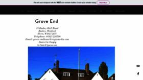 What Groveend.com website looked like in 2019 (4 years ago)