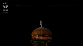 What Georgeprimeburger.com website looked like in 2019 (4 years ago)